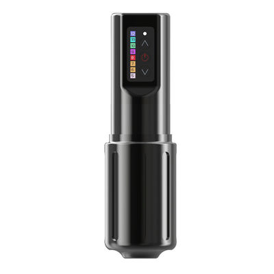 2400mAh Wireless Tattoo Machine With Lithium Polymer Battery Black Gold Color